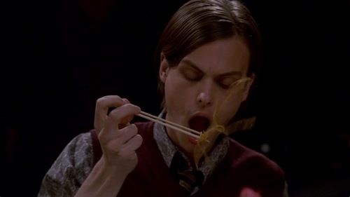  Dr.Spencer Reid is my favorite! I have lots of pictures but this one from this scene just cracks me up!