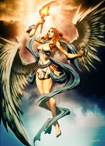  My favoriete is The Greek Godess of Victory (Nike) because I got my real name from her and because her personality fits mine :)♥and I also like Aphrodite and Athena