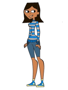  Name:Mona Age:16 Height:1.68 metres Weight:90 pounds Favourite singer/band:Coldplay Favourite song:Clocks Favourite Totral drama Character:She secretly likes Noah Favourite Glee character:Hates Glee Friends:Cody,Gwen,Bridgette,Trent Enemies:Courtney,Duncan Crush/Dating:None Favourite couple (TDI):None Favourite couple (Glee):Hates Glee Bio:Mona and her 3 sisters live with her mother in Toronto.Mona never liked Total drama because she thinks it's overrated and it's just a montrer with lack of intelegency.She's sarcastic,smart,almost never smiles and believes that the human brain is much better than the human muscles.She loves to read crime livres and her favourite band is Coldplay.People call her a female Noah because she looks like him and she has the same personality.However,she disagrees.Mona believes that everyone is individual and is sick and tired of being called a female Noah.The reason she wants to come to total drama?To montrer her personality and prove that she's different than Noah. Audition Tape:The camera is on.You see a girl with a book lire on a sofa.She sees that someone is filming her and looks at her angrily. Mona:Frankie! Mona throws the book at Frankie. Frankie:Owch! Mona walks away. Mona:I'm not doing it I told you! Frankie follows her. Frankie:But,sis!Total drama rocks!They would l’amour to see a female Noah! Mona turns around and yells: Mona:I AM NOT A FEMALE NOAH!This is just a montrer that has no creativity,no kidness and absoulutely no point!I refuse to participate in any of this! Frankie:But,you'll prove to the world that you're something plus than a female Noah. Mona looks at the camera confused. Mona:Hey,Total drama Outloud...I know that I messed up but I...Didn't mean it!Really.. *facepalm* I'm so not in... Picture: (I know she sucks)