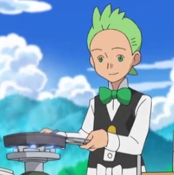  I'd Have To Say This Guy,<b>His Name Is Dent,He's From Pokemon</b>,He's Not Only a Gym Leader but he can cook too and I Liebe his sense of Style!I need to ask him where he got that Tie of his!:3