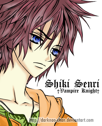  mine is shiki from vampire knight ! because she is clod , kind-hearted , care about someone who he like and he is handsome , too. And I very kind to him .