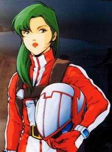  Miriya from Robotech! Old anime-pretty sure not a lot of peeps know what this is,but it's awesome!Not to mention she's tough and beautiful!