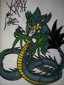  Okay! 8D For me, maybe... *thinks* Kyan the Viper? :3