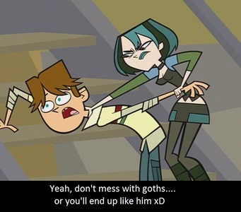  since theres no d&c ファン here im just gonna say what in feelin and what we are ALL thinking. and theres a hint of sarcasm in this lol. people "hate" Gwen now because of jealousy. they're to sensitive about the damn d&c breakup and the only thing 2do with there Total Drama obsessed selves is to 雌犬 about how their fav character has a bad season. well u kno what Gwen got a bad season in tda whn her フレンズ turnd against her for her emotions (wtf?), her bf of 1 season got fucked up in the head and was obsessive, and on the aftermath evn her so-called フレンズ dissed her bc they felt bad for Trent aka the male taylor swift. they "hate" Gwen because finally now she has a good life. her best friend is in 愛 with her and everybody is back where they belong. theyre pissed because their beloved Courtney was backstabbed, cheated on, and literally thrown of the plane. (personally i wish i did that instead of Chris and who gives a crap? people cheat on each other like tis an everyday thing!) Gwen got a horrible song written about her in the Area 51 ep of tdwt and Duncan was the 1 who kissd her and Courtney was technically cheating on Duncan with Justin i mean whts with that? i could go on with my ranting but im tired and bored lol. i respect all of ur opinions and dont take offense 2mine bc its an animated 表示する and i presonally couldnt care less if ur a hater. anyway to all u NoCo, D&G, and Gwen ファン ur freaking awesome and deserve a cookie ^_^ since i cant make a virtual cookie i think i should give some リスペクト xD 愛 u guys! peace!!!!