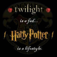  Of course I could live without Harry Potter, doesn't mean I want to. There are only a few basic necessities that one needs to survive-food, water, clothing, and shelter. Much like people can live without Twilight. It's not required to live, but life would be pretty boring without it, don't wewe think?