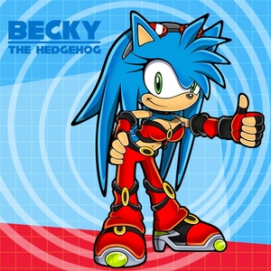 I`d be friends with shadow and try to go find sonic and prank him then we will rob the mall. P.S I would be Becky the hedgehog.
