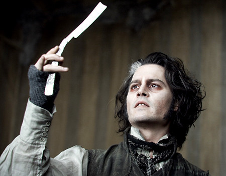  Sweeney Todd !! Im in love with Johnny Depp, i love every movie hes been in, but i think this is my favourite... I love his singing in this movie :D <3