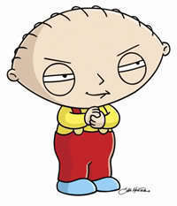  stewie from family guy :)