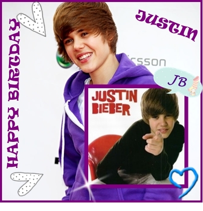  I wear a purple baju when I school, listening the JB's song , telling everyone that today is JB's birthday , put a JB's picture on my Facebook account. Singing "happy birthday" to JB with my friends, write "Happy Birthday JB" in my textbook, and say: HAPPY BIRTHDAY JUSTIN DREW BIEBER. . Happy Birthday to U . .Happy sweet 17th Justin. Cinta U SO MUCH <<<<3333