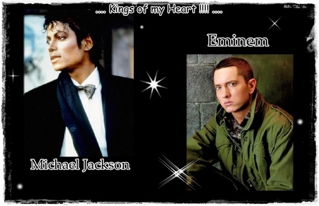 NO Michael Jackson and Eminem =DD

Kings of my Heart !! but justin is really cute
and the music is cool