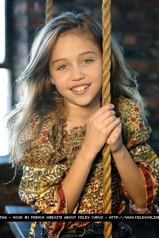 here's the young miley