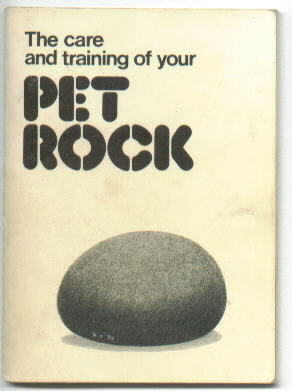 Du should learn how to care for your pet rock! I'm an expert pet rock trainer, and mine (his name's George) is now a fully grown, highly accomplished boulder! Here's a book that might help Du NOT to make your pet rock run away.