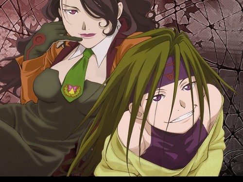  deidara and tobi from 나루토 envy and lust from fma *they look like it to me* pein and konan from 나루토 itachi and kisame from 나루토