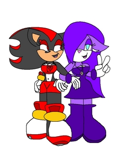  well this isnt a very good picture but its the only 1 i have with them in normal clothes (the one on the left)name:Star the cat:age:19(but has a husband) (the one on the right) name:Shade Tulip(hedgehog):age:20(is OBSESSED with shadow but HATES sonic)
