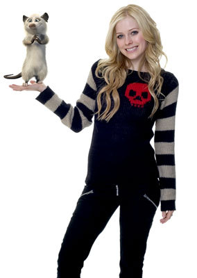  Wasn't really acting, but voice acting. I watched Over The Hedge because Avril Lavigne was one of the voice actress' (: