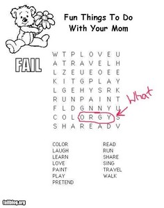  Fun things to do with your mom, 或者 not...
