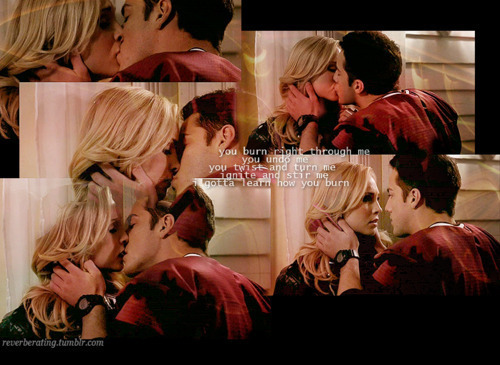  Forwood because they r so cute and Tyler saw caroline before he left and he a dit those beautiful things about her to matt.