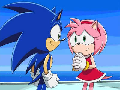 i want 2 b sonic bc he the best and can go anywhere and he faster then any one on earth

and i want 2 b amy bc she so cute and i want 2 use her hammer and go another sonic and im a sonamy fan
