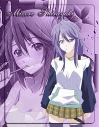  mizore shirayuki good singer strong and a shy anime character and she cinta snow and permen just like i do lol
