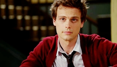 Dr. Spencer Reid: World's most adorable super genius with a tortured past who rocks cardigan sweaters like a mofo.