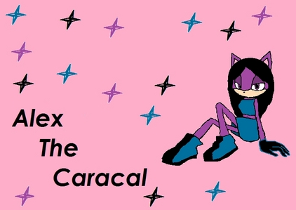  Ok heres my character Alex The Caracal :D