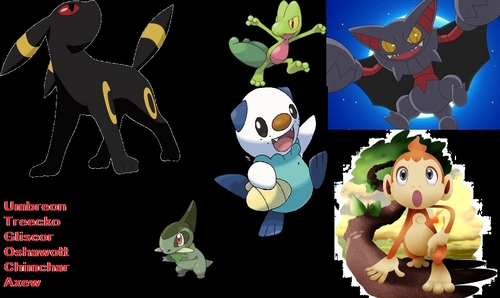  Hi Black from Platinum_Black these would be my Pokemon