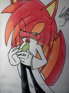  My Sonic FCs? Eh... I have 91 well-develouped characters for TAW... And I have around 400 बिना सोचे समझे designs.... They'd ALL hate me. -_- Personality-wise, I MIGHT be able to get on with Mother- we're both trigger-happy jackasses who like being pushed around in shopping trolleys. I was doing that today with [url=http://www.fanpop.com/fans/weneegee]Weneegee[/url] actually. It was very fun. Maybe Isis, I could get on with, too... We both प्यार संगीत and could rant about girl-stuff and boyfriends ALL दिन long. xD Lish would be cool to chill with... If she wern't a mermaid and I weren't hydrophobic. The worst ones would be... Hm... Shane because I torture him a LOT, Ziranthin and Largon because they're assholes (mainly Largon... Ziranthin could be cool if he'd take me to HIS planet,and then let me help invade this one... And yes, I cam up with this guy BEFORE I got into Invader Zim) Vlad and Steeve because they're steriotypical 'Liek hai I'm vampir imma suck ur blood raep noa' kinda dudes, and I prefer my guys WITHOUT the raping corpse-bods. John I would प्यार to meet- HE'S A ZOMBIE! 8D HE'D EAT MAH BRAINS! Invader Zim FC, Raver Mef... Well... We share a LOT in common, because she's a self-insert. We would be BFFLS, because she's an insane बिना सोचे समझे and I'm an insane random. We'd be insane randoms TOGETHER! Original characters- Three Legged Chook cast- They would all probably mutilate my body for all the torture I put Jethro through... Except maybe It, who would thank me. c: I torture my characters. That's why they all hate me. Pic- Largon the Dragon.. DIE आप OFFICE-DUDE YOU! >8D