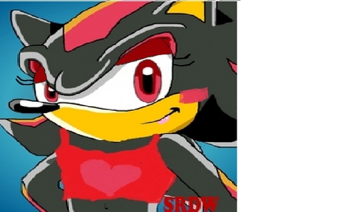  here is mine her name is margarita the hedgehog shemdosnt like her name her nick name is shade because he dadcalled her that and now her dad is dead she died when she was 8 and he was27(this really happend to me im not makin this up)and she has relation to shadow and she is 15 years old and she is shadows biggest fan girl (i drew this)