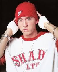 When im thinking about eminem =) and when i listen to music =)