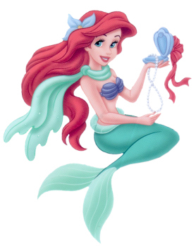 I think Ariel (The Little Mermaid) has the prettiest hair out of all the Disney Princesses :)