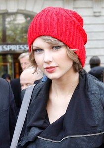here i like her red hat!