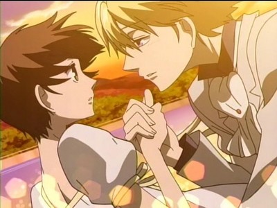  My all-time paborito anime couple would have to be Haruhi and Tamaki suoh - from Ouran high school host club. and also Tohru honda and kyo sohma from fruits basket.