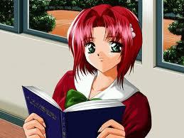 I would look like this cause i have red hair and i love reading :)