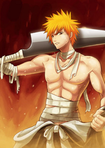  My Opinion is That Ichigo Kurosakifrom Bleach is Handsome,hot, sexy and everything in between!XD Sexy Pictyre Alert!!!!!