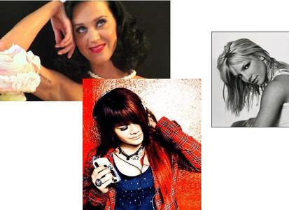  Katy Perry, Britney Spears, and Allison Iraheta but mostly Katy ♥