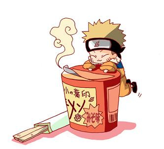  Chibi Naruto with ramen..!!!