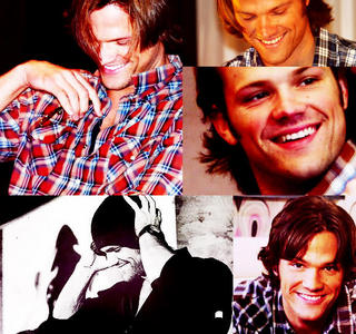  Sam Winchester doesn't really get to smile that often, but when he does, it's like the sun coming out from behind clouds.That sunlight effect with dimples won me over. So Jared in real life. His smile is irresistible. A smile that capture your hart-, hart and soul instantly.Nothing against dear Jensen, because I was a fan of his first and he's amazingly gorgeous.But there is no one with that Jared's smile can compare...