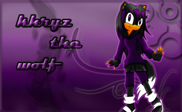 name: khryz the wolf
gander: female
age: 14
species: wolf
birthday: 31 march/aries
likes: drawling, figthing, shadow the hedgehog :D, singing etc.
personality: serious, kind, happy, angry person sometimes helps those in need.
powers:super force copies everything looks perfect, chaos control and fast

