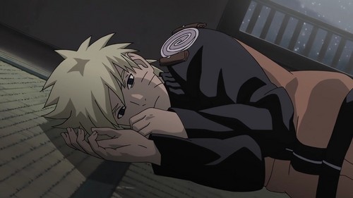 Naruto shippuden -Naruto really looks sad in this.