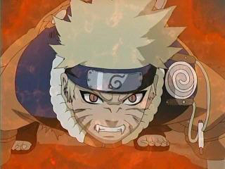 ninetailed naruto ^^ he is hotter in 9 tailed form but hes hot no matter what!!!