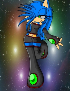 here you go! i made just now! I used a base and the back credit goes to sonicx base by anjelfeathers(i think lol) made in paint!

Name:Mio 
Species:hedgehog
Age:15 
Gender:female 
Info:she very friendly,shes very sweet and shy 
she hates being anoyed when drawing,hates being called mio-chan and love pocky and drawing!
