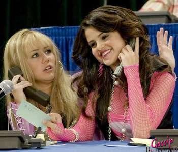 Mikayla and Hannah (aka Selena & Miley)
