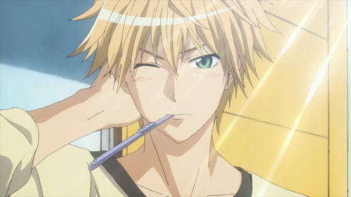  Usui Takumi from Kaichou wa Maid Sama rocks! Perfect combination of man and schoolboy :) and he just bleeds pheremones (Aoi 说 that too)and sexiness!!!