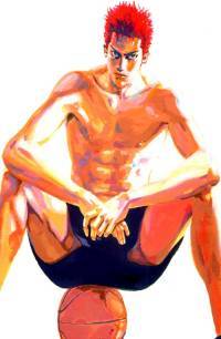  sakuragi hanamichi from slam dunk. It was a amor at first sight, and I still preferred him to this day.