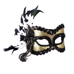  one of my fave masquerade masks! i like emas and black!!!there are so cool colors!