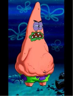  Spongebob! Life of Crime episode and all that, it was very funny. Patrick: आप took my only food, now I'm going to starve.