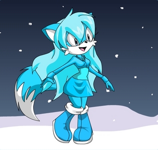  First full name: Crystal Ice Names anda can call her: Crystal, Ice Age: 16 Species: rubah, fox Likes: The cold, her friends, the colour blue Dislikes: Mean people, heat, being tortured Power/Abilities: Ice. Can breath ice out of her mouth to freeze things. Can shoot ice out of her hands to hurt things. Team: Team Power Prize: Doesn't matter. anda choose. Things anda should know: She has a necklass that's in the shape of a diamond. When it turns clear, she loses her power. The only way she can get them back is if she goes into a really cold place. She's also the princess of The Ice Kingdom. Also, when people hug her, they usually say she's to cold to hug, unless they're from The Ice Kingdom.