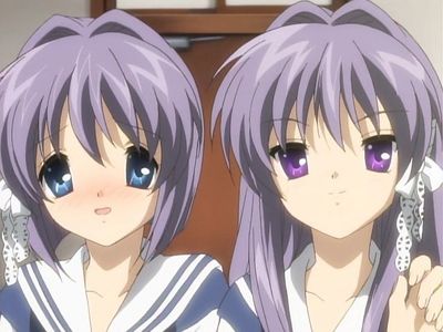  kyo and ryou from clannad and clannad after story.