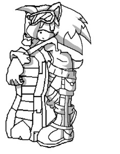  can u draw my character? ^^ danni wolf! ^^ this is her sonic riders version didnt color it yet X3