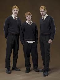  Ron fred and george and a bit on draco but mostly RON